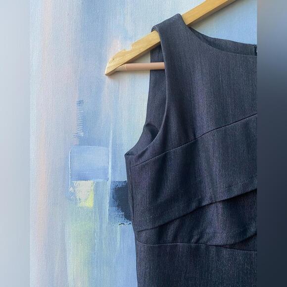 Calvin Klein Asymmetrical Tiered Sheath Mini Dress Size 4 - Picture 4 of 9